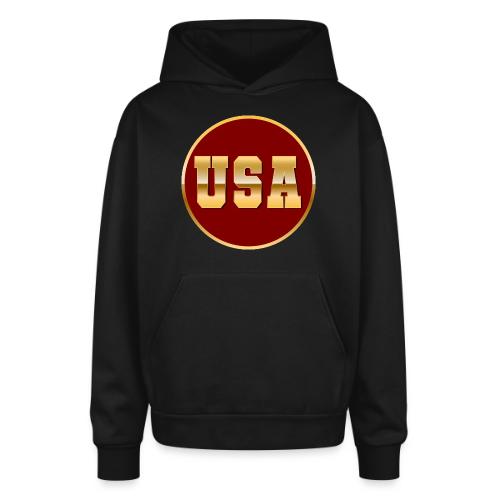 Golden USA Seal - Oversized Hooded Sweatshirt
