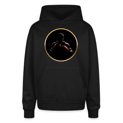 Boxing: Crimson Gloves Fighter - Oversized Hooded Sweatshirt