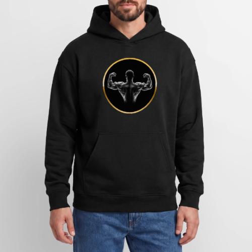 Bodybuilding: Golden Back Power - Oversized Hooded Sweatshirt