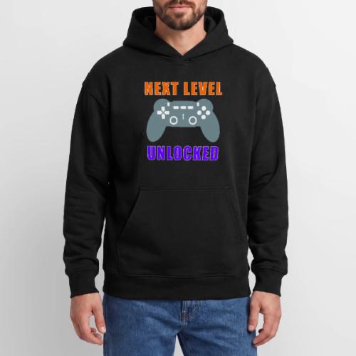 Next Level Unlocked Gamer Design - Oversized Hooded Sweatshirt