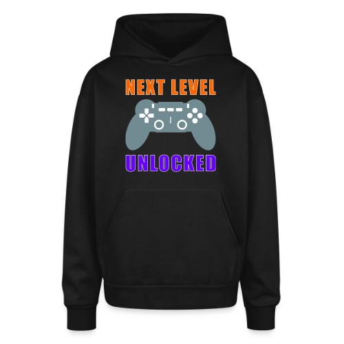 Next Level Unlocked Gamer Design - Oversized Hooded Sweatshirt