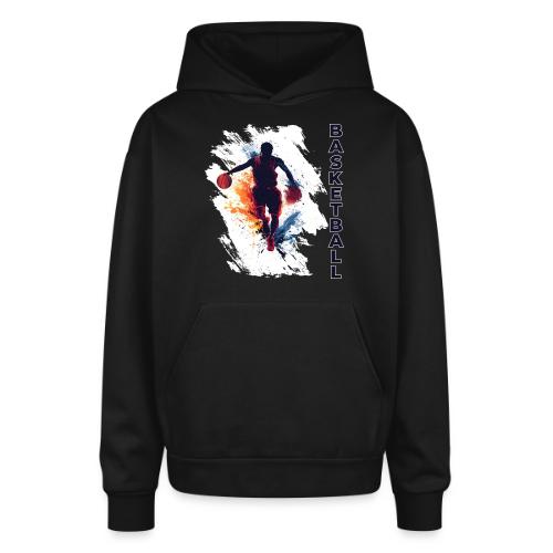 Basketball Hustle - Oversized Hooded Sweatshirt