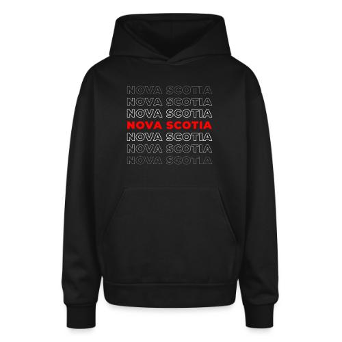 Nova Scotia Script - Oversized Hooded Sweatshirt