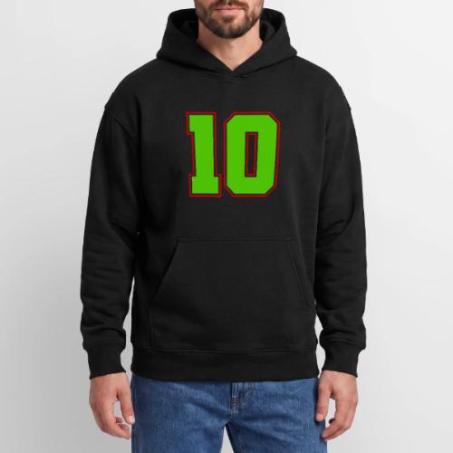 The Magic Number 10 - Oversized Hooded Sweatshirt