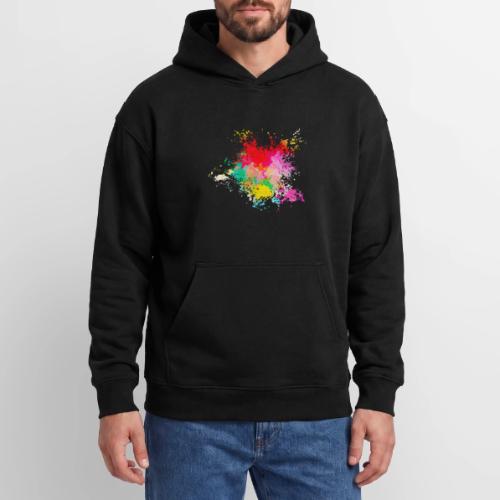 Psychedelic: Color Storm - Oversized Hooded Sweatshirt