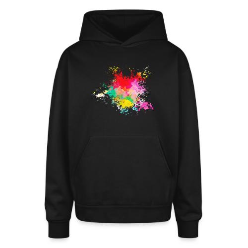 Psychedelic: Color Storm - Oversized Hooded Sweatshirt