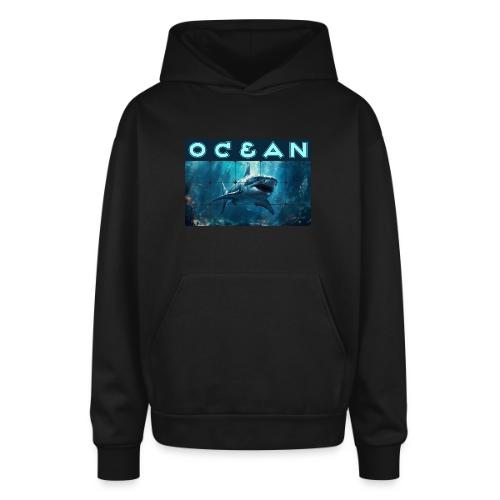 Ocean: Predator's Domain - Oversized Hooded Sweatshirt