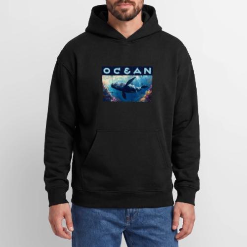 Ocean: Majestic Deep - Oversized Hooded Sweatshirt