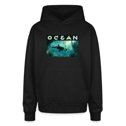 Ocean: Silent Hunter - Oversized Hooded Sweatshirt