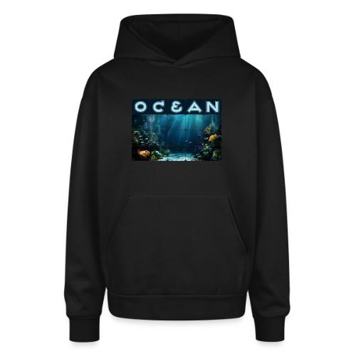 Ocean: Rainbow Reef Life - Oversized Hooded Sweatshirt