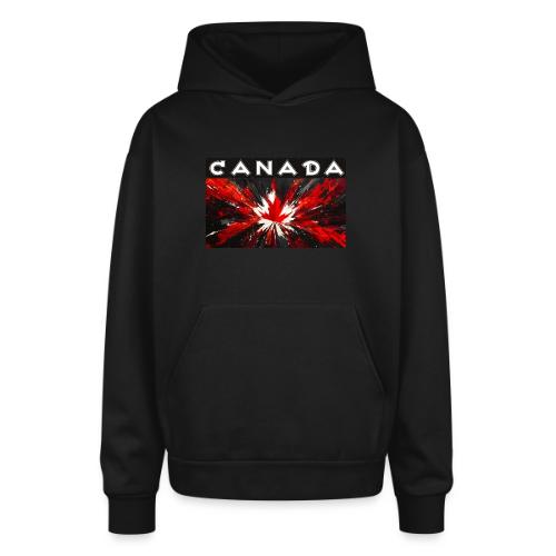 Canada Splash - Oversized Hooded Sweatshirt