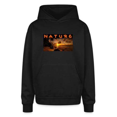 Nature: Golden Hour Escape - Oversized Hooded Sweatshirt