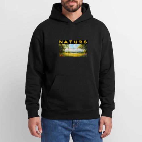 Nature: Summer Fields - Oversized Hooded Sweatshirt