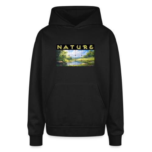 Nature: Springtime Serenity - Oversized Hooded Sweatshirt
