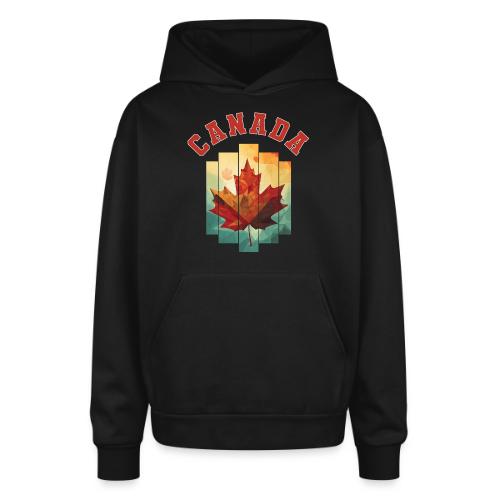 Canada’s Artistic Emblem - Oversized Hooded Sweatshirt