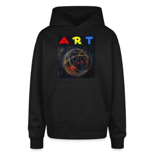 Echoes of Art - Oversized Hooded Sweatshirt