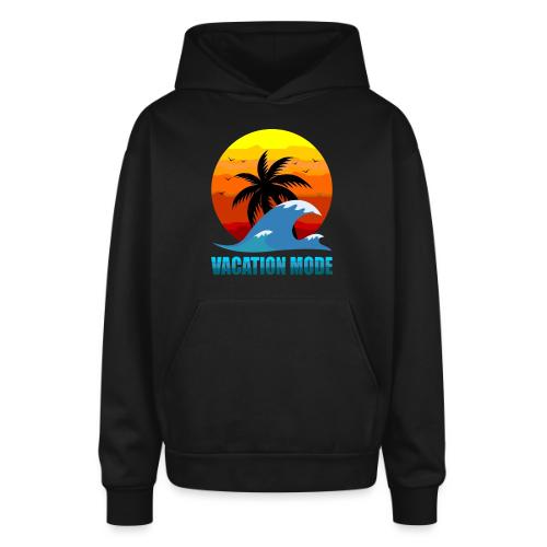 Vacation mode: Sunset Escape - Oversized Hooded Sweatshirt