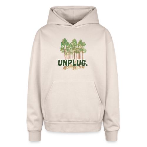 Unplug Series - 4 - Oversized Hooded Sweatshirt