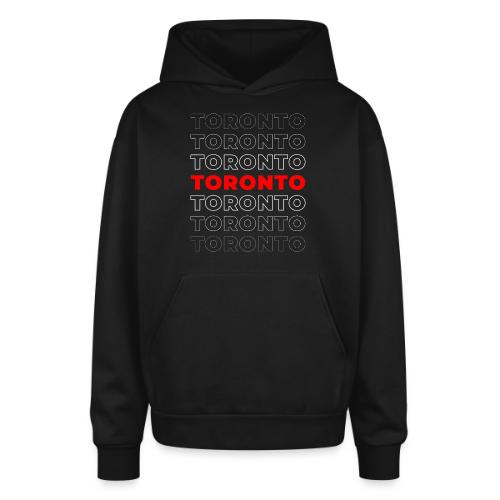Toronto Type - Oversized Hooded Sweatshirt
