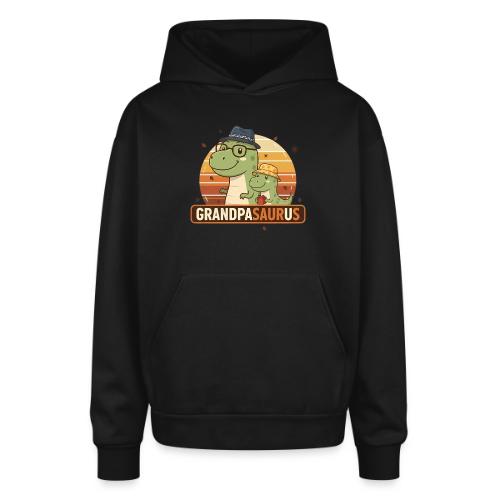 GrandpaSaurus Sunset Duo - Oversized Hooded Sweatshirt