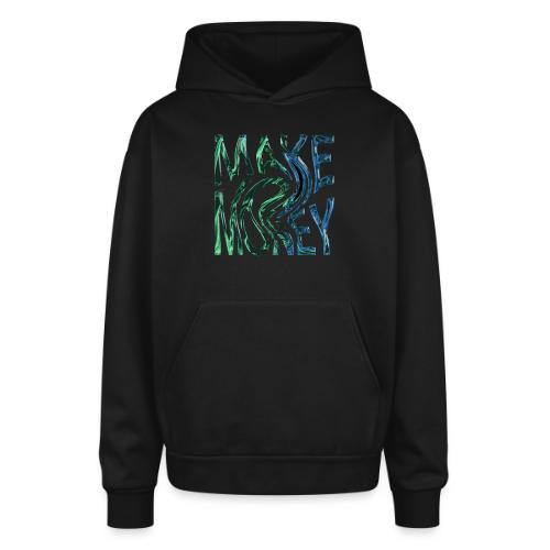 Make Money Neon 3D - Oversized Hooded Sweatshirt