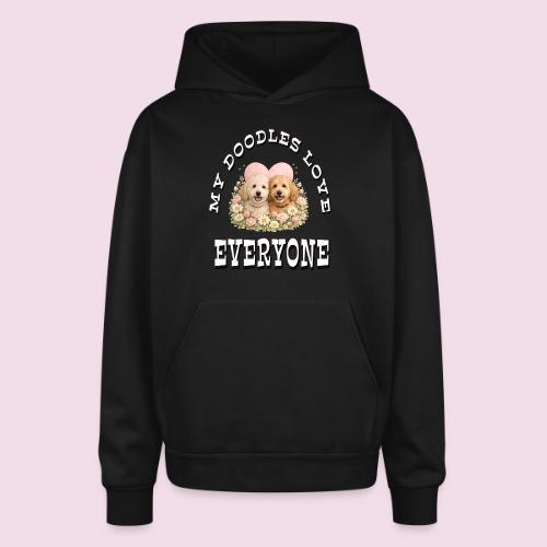 My Doodles Over Everyone - Oversized Hooded Sweatshirt