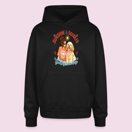 Sunshine & Doodles – Good Days, Doodle Ways - Oversized Hooded Sweatshirt