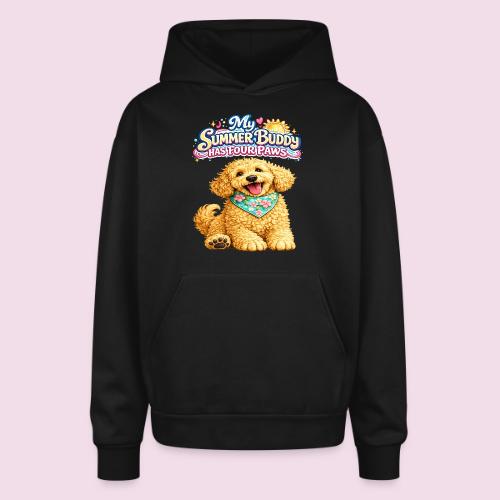 My Summer Buddy Has Four Paws - Oversized Hooded Sweatshirt