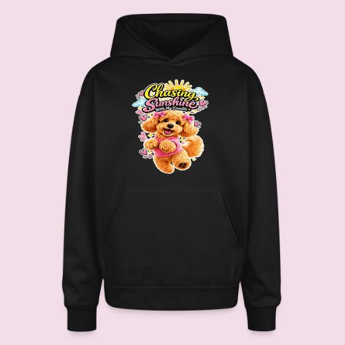 Chasing Sunshine With My Doodle - Oversized Hooded Sweatshirt