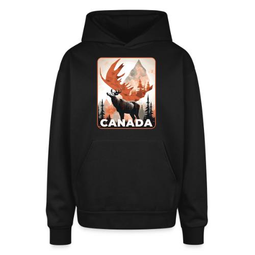 Canada Wild Spirit - Oversized Hooded Sweatshirt