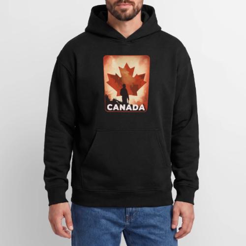 Canada Stands Tall - Oversized Hooded Sweatshirt