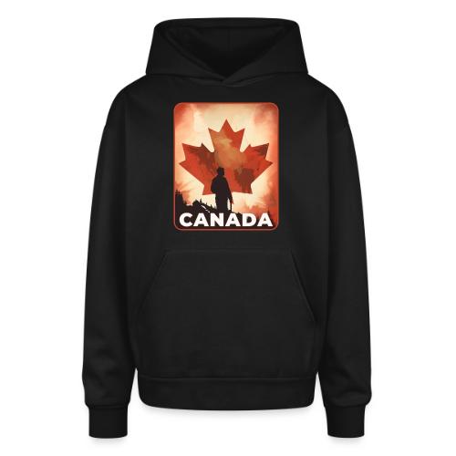 Canada Stands Tall - Oversized Hooded Sweatshirt
