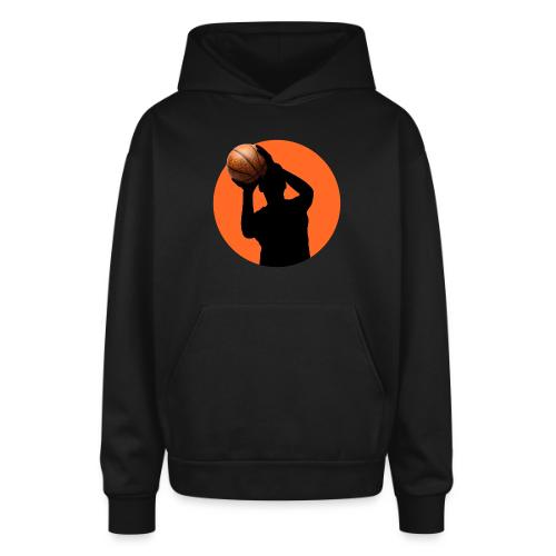 Basketball: Focused Precision - Oversized Hooded Sweatshirt
