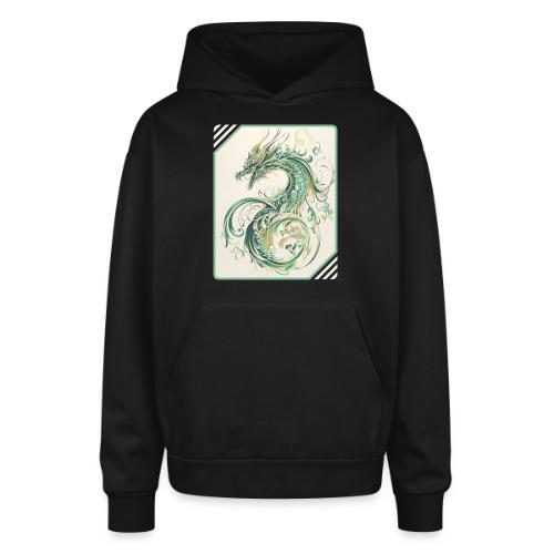 Brush of the Dragon - Oversized Hooded Sweatshirt