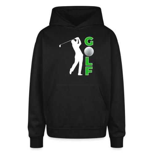 Golf: Classic Golf Motion - Oversized Hooded Sweatshirt