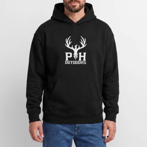 PH Outdoors® White Logo - Oversized Hooded Sweatshirt