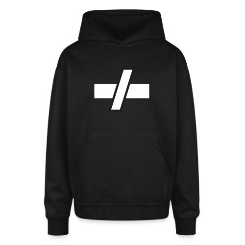 CANCEL OUT NEGATIVITY NO SPACE FOR STATIC - Oversized Hooded Sweatshirt