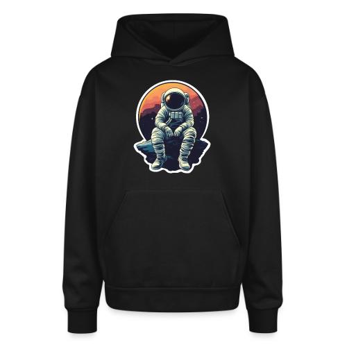 Astronaut in the Void - Oversized Hooded Sweatshirt
