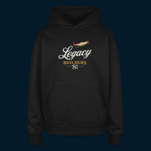 Legacy Builders ’81 Foundation Tree Tee - Oversized Hooded Sweatshirt