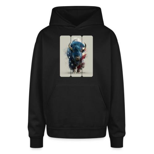 USA: Spirit of the Plains - Oversized Hooded Sweatshirt