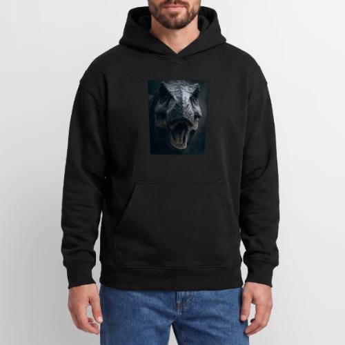 T Rex Cinematic Close-Up Design - Oversized Hooded Sweatshirt