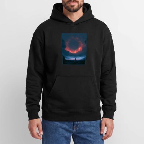 Supernova Reflection Space Scene - Oversized Hooded Sweatshirt