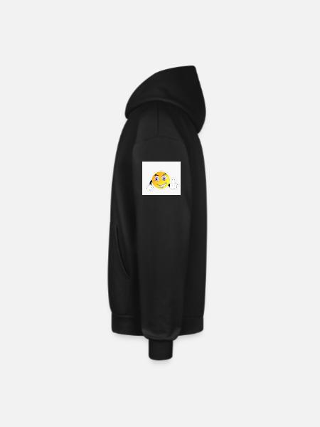 FUCK YOU - Oversized Hooded Sweatshirt - black