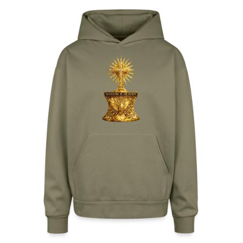 Wisdom is Heaven - Oversized Hooded Sweatshirt