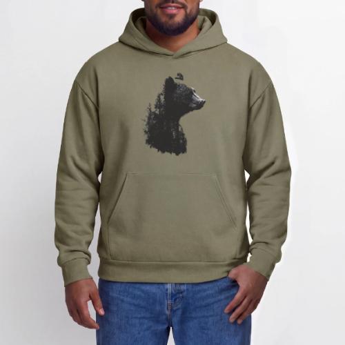 Forest Within the Bear - Oversized Hooded Sweatshirt