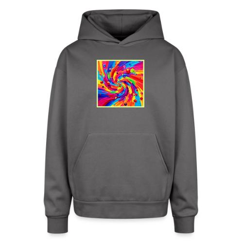 Colorful Fruit Vortex - Oversized Hooded Sweatshirt