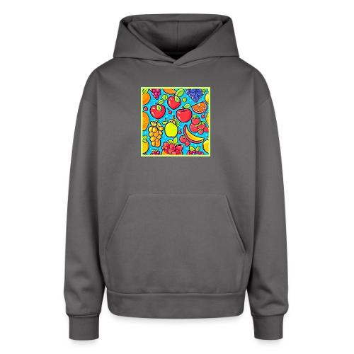 Fruitful Pattern Design - Oversized Hooded Sweatshirt