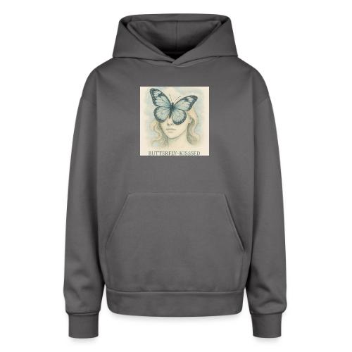 Butterfly kisses Hue - Oversized Hooded Sweatshirt