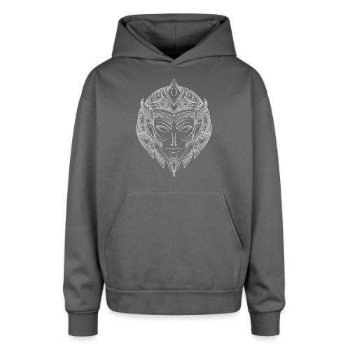DemBoyz Logomark (White Edition) - Oversized Hooded Sweatshirt