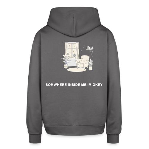 Silent Pain Expression - Oversized Hooded Sweatshirt